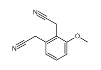 2-[2-(cyanomethyl)-3-methoxyphenyl]acetonitrile Structure