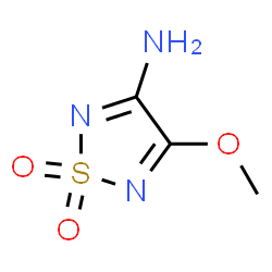 1,2,5-Thiadiazol-3-amine,4-methoxy-,1,1-dioxide结构式