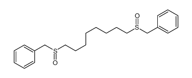 8-benzylsulfinyloctylsulfinylmethylbenzene结构式