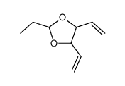 1,3-Dioxolane,2-ethyl-4,5-divinyl- (7CI) structure
