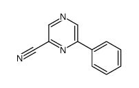 6-PHENYL-PYRAZINECARBONITRILE structure