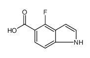 4-Fluoro-1H-Indole-5-Carboxylic Acid Structure