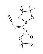 2-vinyl-1,1-bis(pinacolatoboryl)-cyclopropane结构式