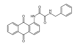 Ethanediamide, N1-(9,10-dihydro-9,10-dioxo-1-anthracenyl)-N2-(phenylmethyl) Structure