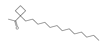 1-acetyl-1-tridecylcyclobutane Structure