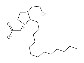 1-(carboxylatomethyl)-4,5-dihydro-3-(2-hydroxyethyl)-2-tridecyl-1H-imidazolium结构式