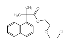 2-(2-chloroethoxy)ethyl 2-methyl-2-naphthalen-1-yl-propanoate Structure