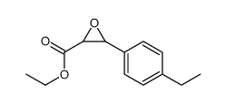 ethyl 3-(p-ethylphenyl)oxirane-2-carboxylate结构式