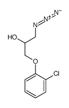 1-azido-3-(2-chlorophenoxy)propan-2-ol结构式