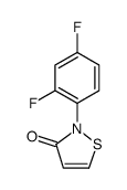 3(2H)-Isothiazolone, 2-(2,4-difluorophenyl) Structure