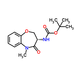 2-Methyl-2-propanyl [(3S)-5-methyl-4-oxo-2,3,4,5-tetrahydro-1,5-benzoxazepin-3-yl]carbamate picture