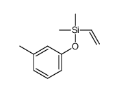 ethenyl-dimethyl-(3-methylphenoxy)silane Structure