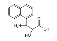 (2S,3S)-3-AMINO-2-HYDROXY-3-(NAPHTHALEN-1-YL)PROPANOIC ACID structure