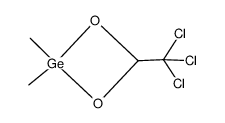 2,2-dimethyl-4-trichloromethyl-1,3,2-dioxagermenate Structure