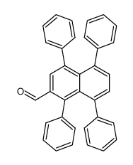 1,4,5,8-Tetraphenyl-naphthaldehyd-(2)结构式