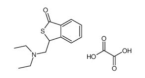 3-(diethylaminomethyl)-3H-2-benzothiophen-1-one,oxalic acid结构式