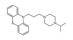 10-[3-(4-propan-2-ylpiperazin-1-yl)propyl]phenothiazine结构式