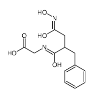 2-[[2-benzyl-4-(hydroxyamino)-4-oxobutanoyl]amino]acetic acid Structure