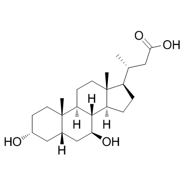 24-Norursodeoxycholic acid structure