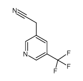 2-(5-(trifluoromethyl)pyridin-3-yl)acetonitrile结构式