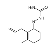 2-allyl-3-methyl-cyclohex-2-enone semicarbazone Structure