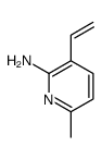 2-Pyridinamine,3-ethenyl-6-methyl-(9CI) structure