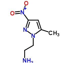 2-(5-METHYL-3-NITRO-PYRAZOL-1-YL)-ETHYLAMINE structure