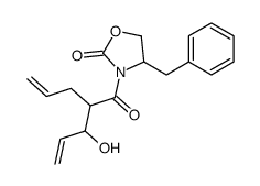 (4R)-3-[(2R,3S)-3-Hydroxy-1-oxo-2-(2-propen-1-yl)-4-penten-1-yl]-4-(phenylmethyl)-2-oxazolidinone Structure