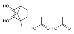 acetic acid,4,7,7-trimethylbicyclo[2.2.1]heptane-2,3-diol Structure