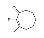 2-Cycloocten-1-one,2-fluoro-3-methyl-结构式