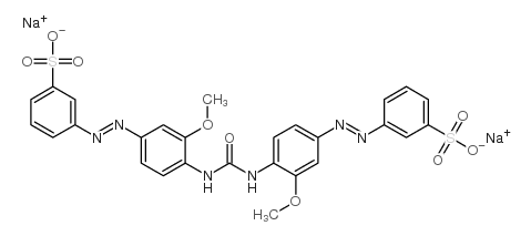 disodium 3,3'-[carbonylbis[imino(3-methoxy-4,1-phenylene)azo]]bis[benzenesulphonate] picture