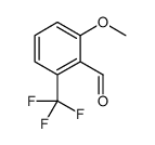 2-Methoxy-6-(trifluoromethyl)benzaldehyde结构式