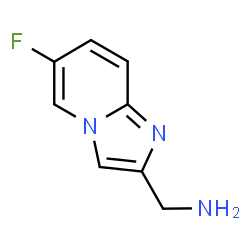 {6-Fluoroimidazo[1,2-a]pyridin-2-yl}methanamine Structure