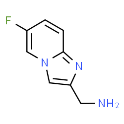 {6-Fluoroimidazo[1,2-a]pyridin-2-yl}methanamine structure