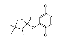 1,4-dichloro-2-(1,1,2,3,3,3-hexafluoropropoxy)benzene结构式