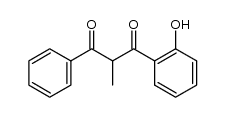 1-(2-hydroxy-phenyl)-2-methyl-3-phenyl-propane-1,3-dione Structure