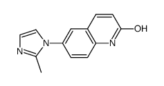 6-(2-methyl-1H-imidazol-1-yl)-2-hydroxy-quinoline结构式