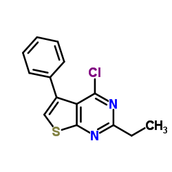 4-Chloro-2-ethyl-5-phenylthieno[2,3-d]pyrimidine picture