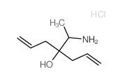 4-(1-Amino-ethyl)-hepta-1,6-dien-4-ol hydrochloride结构式