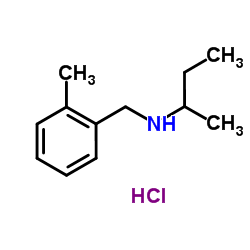 N-(2-Methylbenzyl)-2-butanamine hydrochloride (1:1) Structure