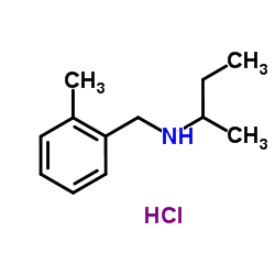 N-(2-Methylbenzyl)-2-butanamine hydrochloride (1:1)结构式