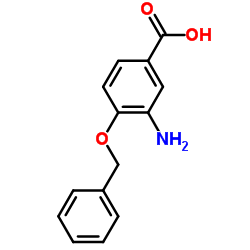 3-Amino-4-(benzyloxy)benzoic acid Structure