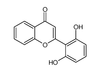 4H-1-Benzopyran-4-one,2-(2,6-dihydroxyphenyl)-(9CI) structure