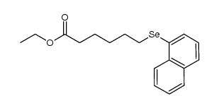 5-(ethoxycarbonyl)pentyl 1-naphthyl selenide Structure