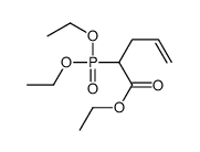 ethyl 2-diethoxyphosphorylpent-4-enoate结构式