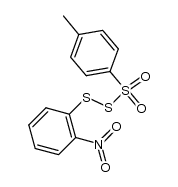 (2-nitro-phenyl)-(toluene-4-sulfonyl)-disulfane结构式
