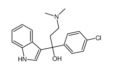1-(4-chlorophenyl)-3-(dimethylamino)-1-(1H-indol-3-yl)propan-1-ol Structure
