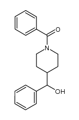 (1-Benzoyl-[4]piperidyl)-phenyl-methanol Structure