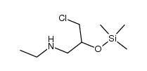 3-chloro-N-ethyl-2-((trimethylsilyl)oxy)propan-1-amine Structure