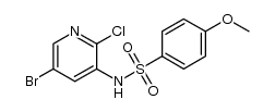 N-(5-bromo-2-chloropyridin-3-yl)-4-methoxybenzenesulfonamide Structure